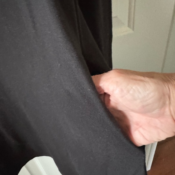 Lime n Chile Black A-Line Cotton Dress, S, Long Sleeves, Pockets NWOT - Picture 3 of 5